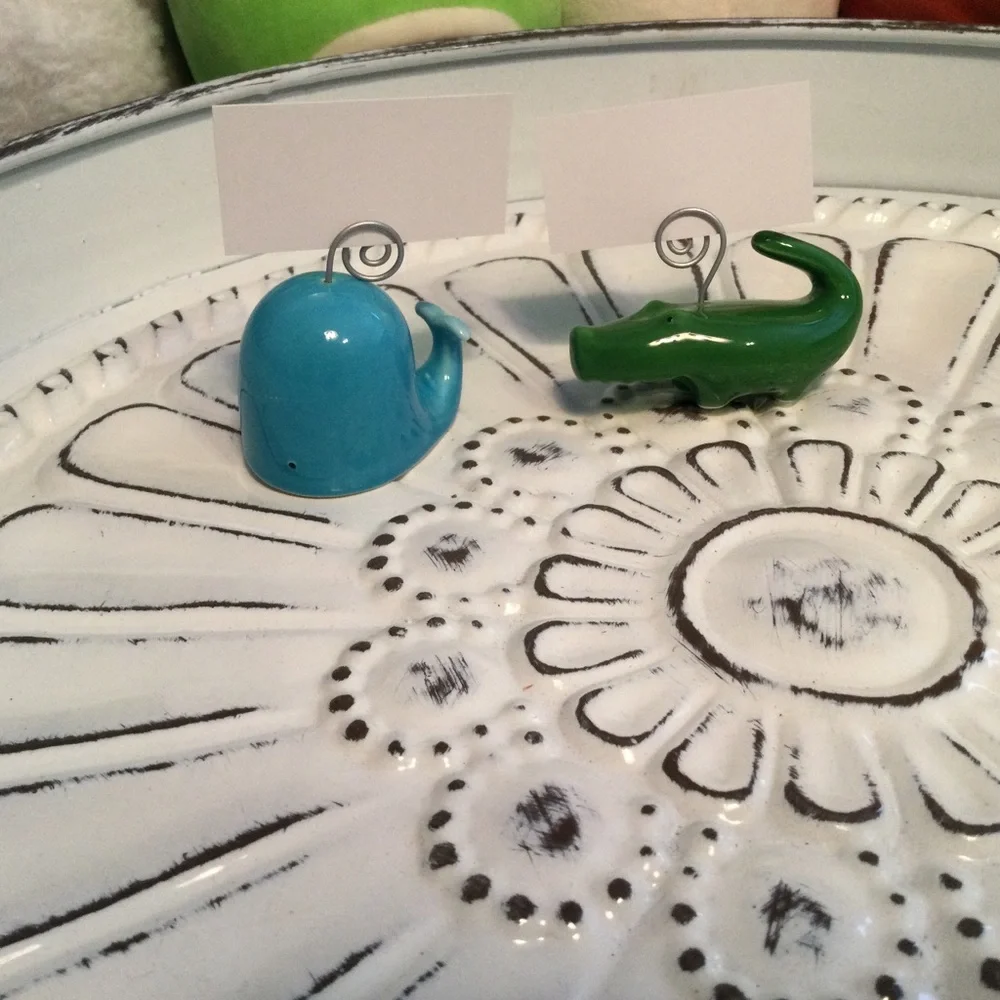 NWT 8-Ct Animal Placecard Holders